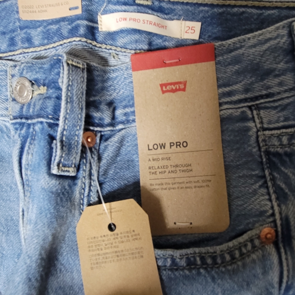 Levi's Blue Straight Leg Jeans